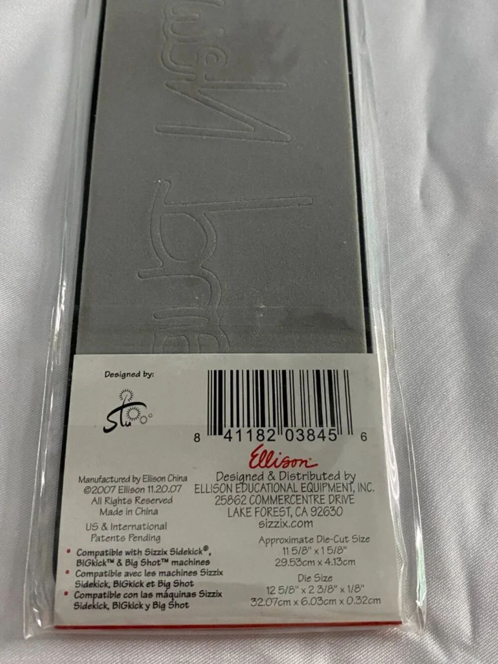 Sizzix Sizzlits Brand New Baby Boy Girl Decorative Strip Die